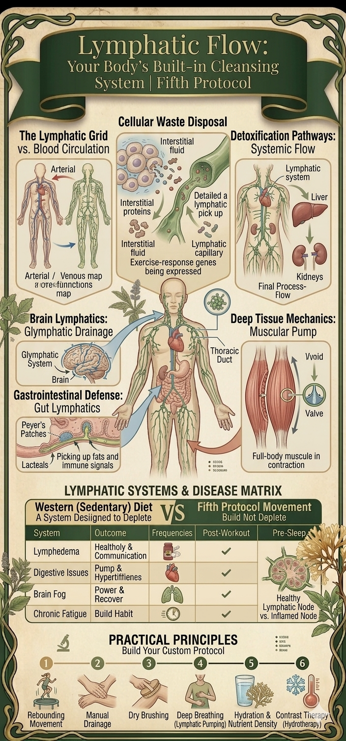 Detoxification & Lymphatic Flow: Your Body's Built-In Cleansing System Explained