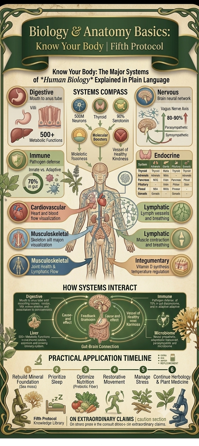 Know Your Body: The Major Systems of Human Biology Explained in Plain Language