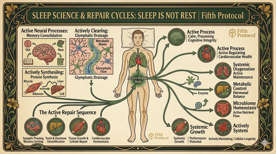 Sleep Science & Repair Cycles: Sleep Is Not Rest — It Is Active Repair