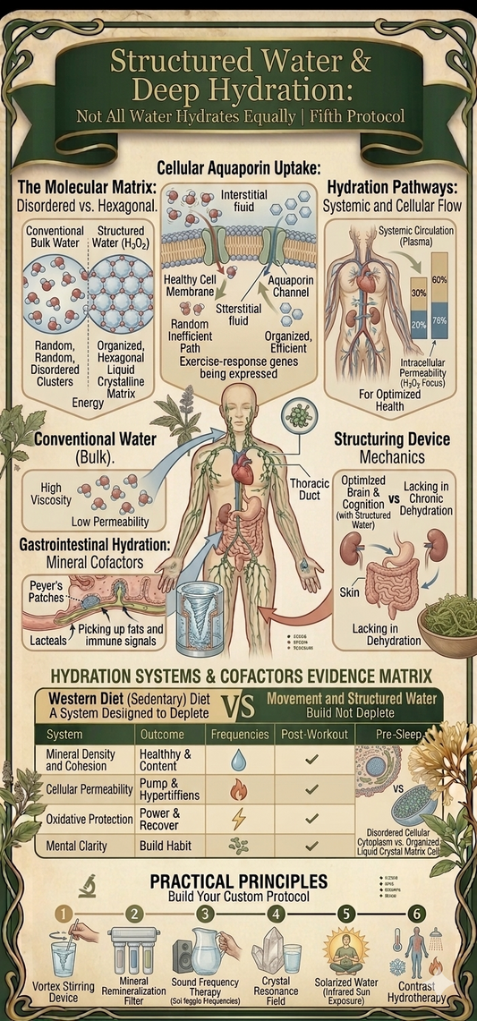 Structured Water & Deep Hydration: Not All Water Hydrates Equally