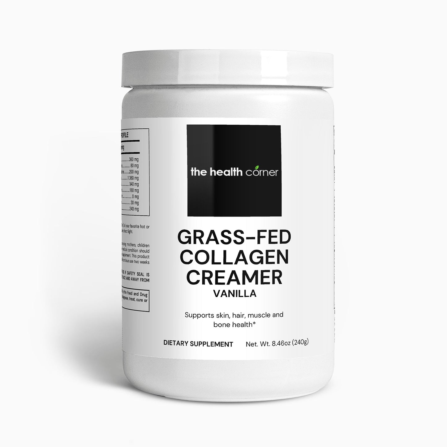 Grass-Fed Collagen Creamer (Vanilla)