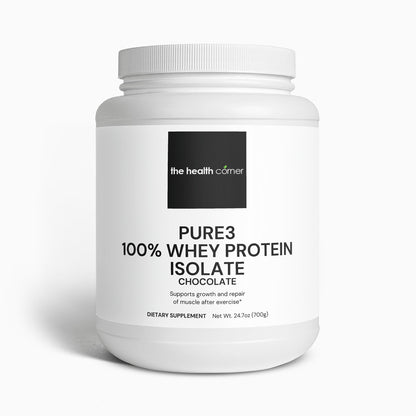 Pure3 100% Whey Protein Isolate (Chocolate)
