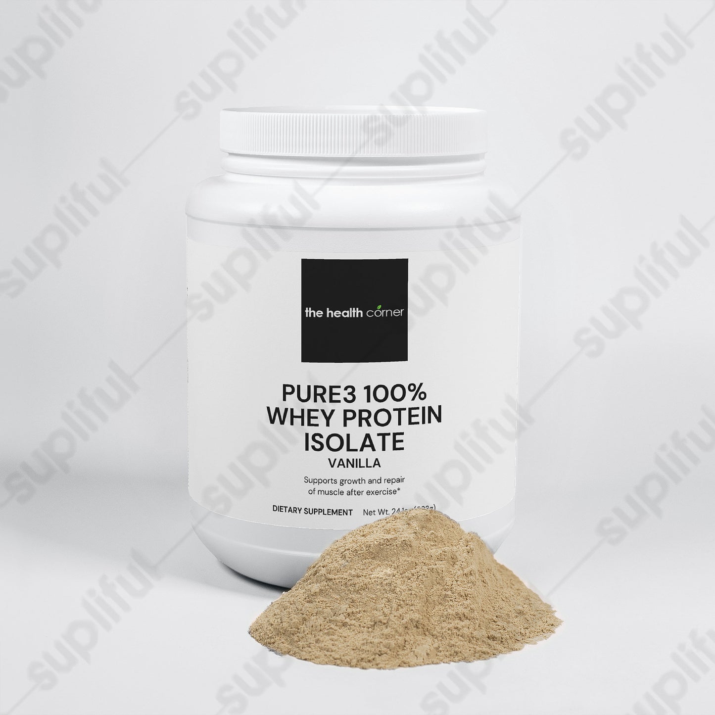 Pure3 100% Whey Protein Isolate (Vanilla)