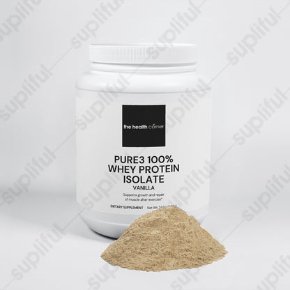 Pure3 100% Whey Protein Isolate (Vanilla)