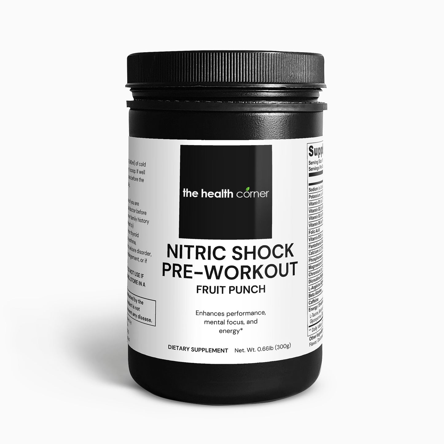 Nitric Shock Pre-Workout Powder (Fruit Punch)